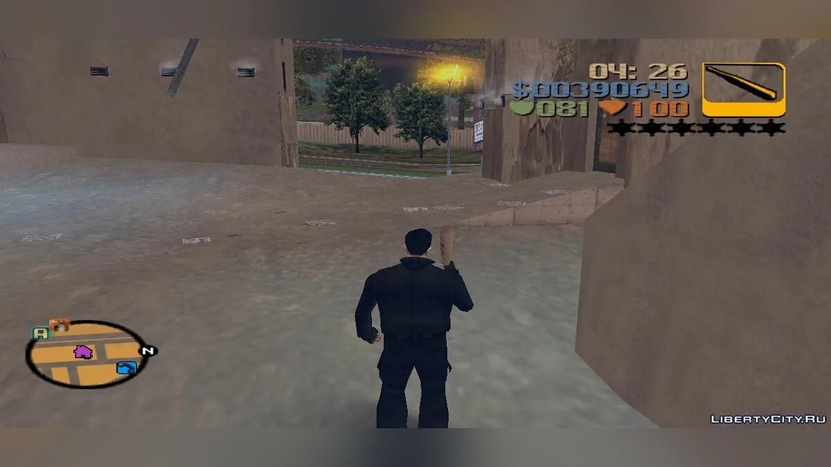 Claude tuxedo skin для GTA3 / GTA 3