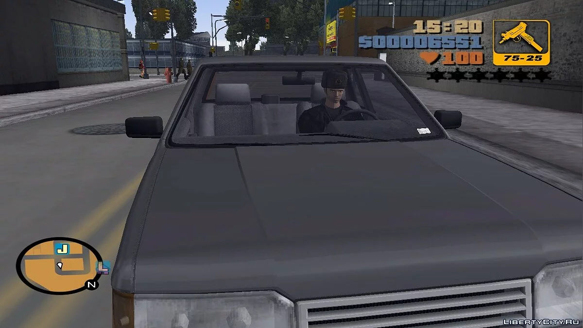 HD Клод в Ушанке / GTA 3