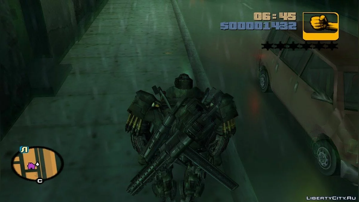 Hound from Transformers: Age of Extinction / GTA 3