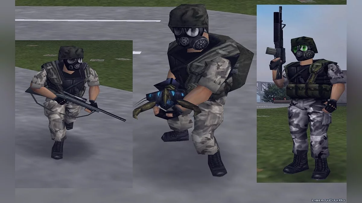 Adrian Shephard from Half Life Opposing Force / GTA 3