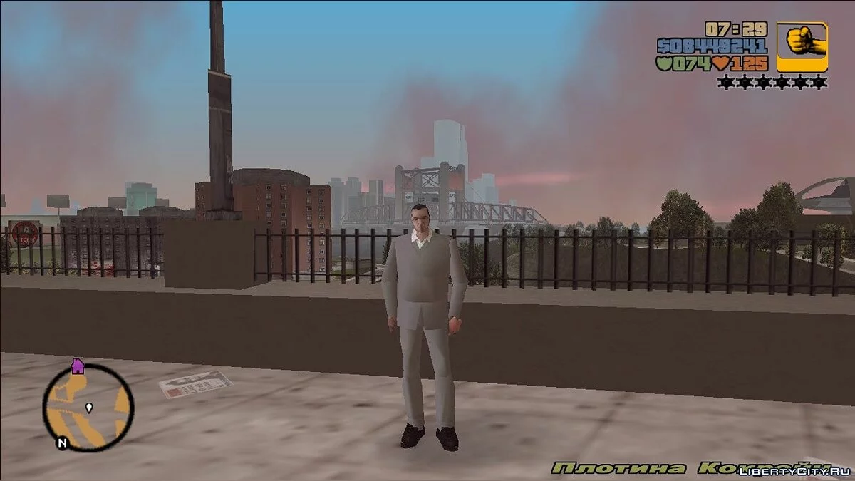 Майкл Де Санта в стиле GTA 3 / GTA 3