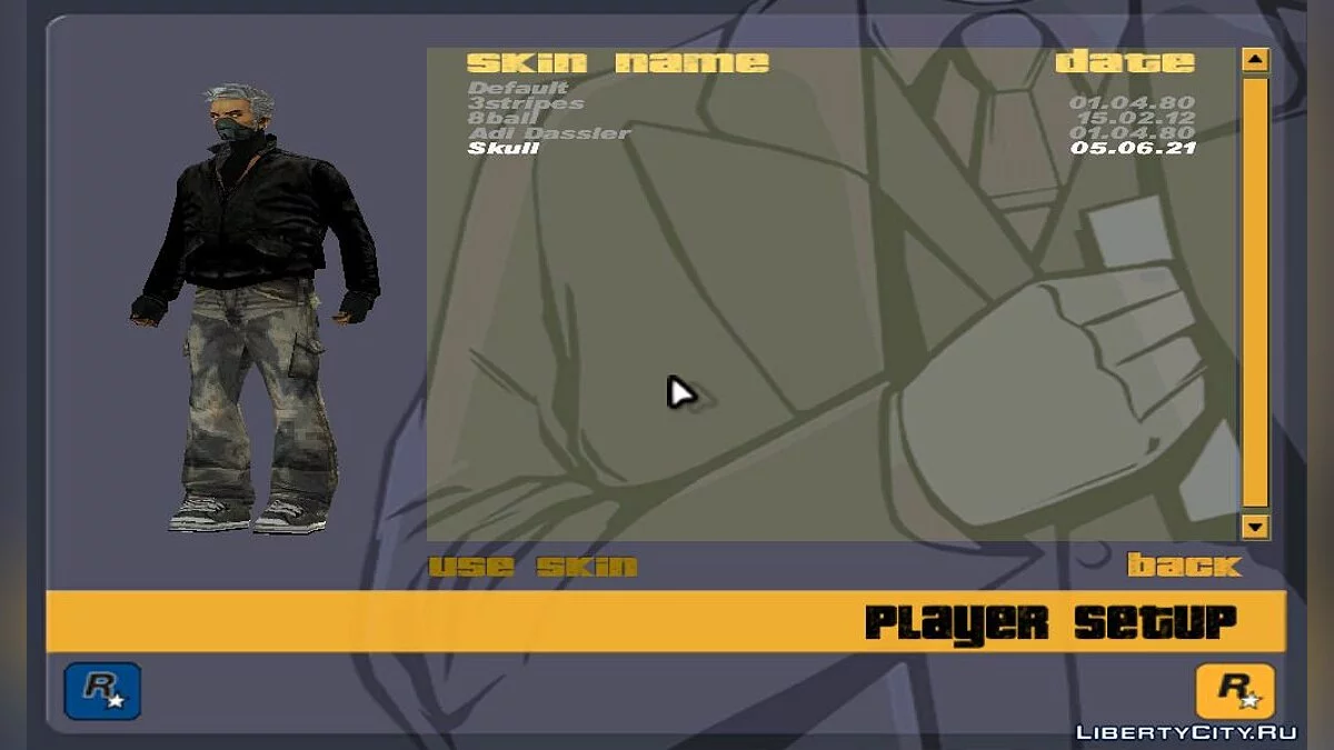 Скин Skull / GTA 3