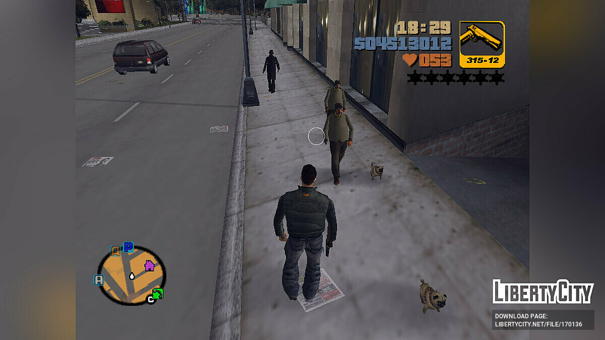 Скачать Мопс для GTA 3