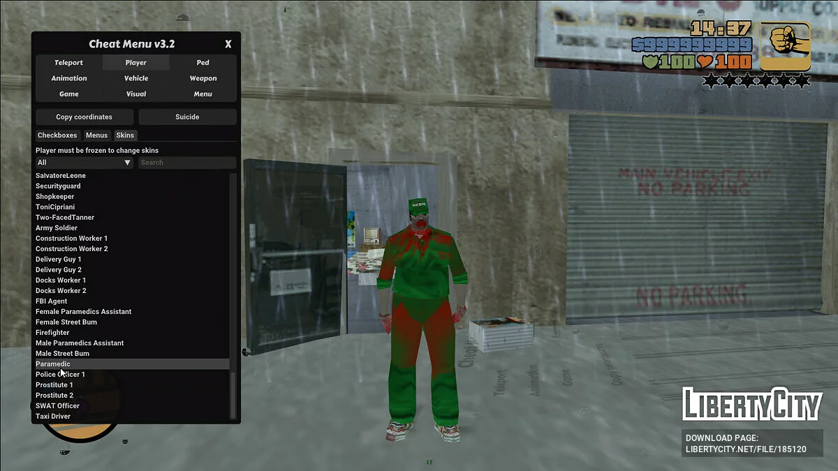 Скины зомби III / GTA 3