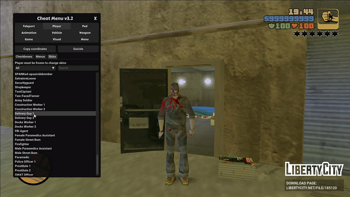 Скины зомби III / GTA 3