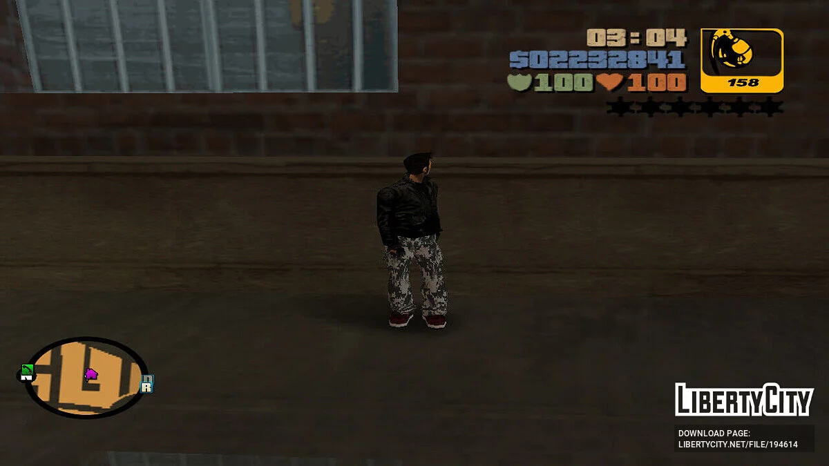 Скин от Dvorak / GTA 3