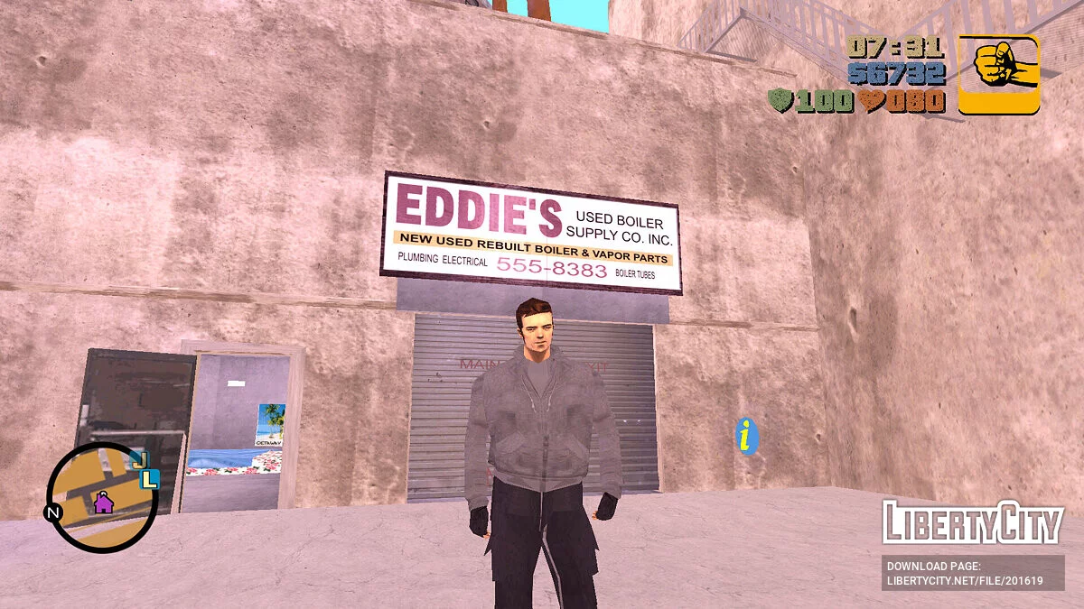 Саймон Хендриксон из Cry Of Fear / GTA 3