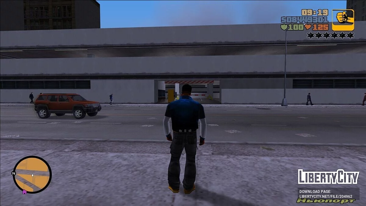 Скин Франклина Клинтона из GTA 5 / GTA 3
