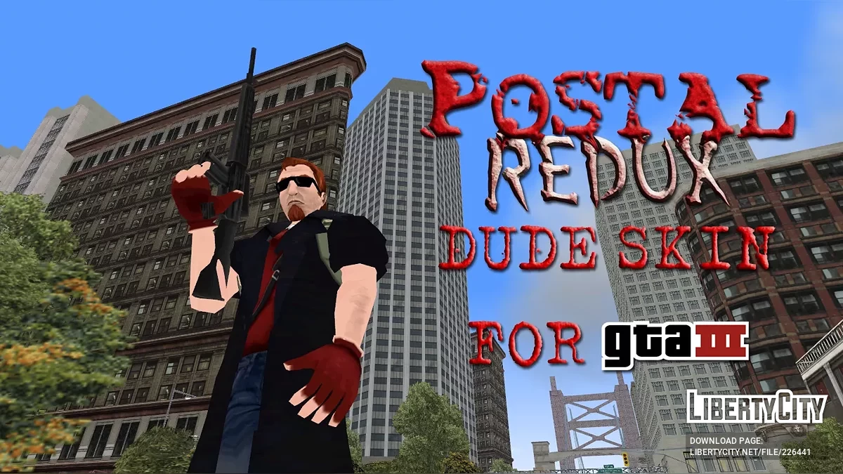 Postal: Redux Dude Skin / GTA 3