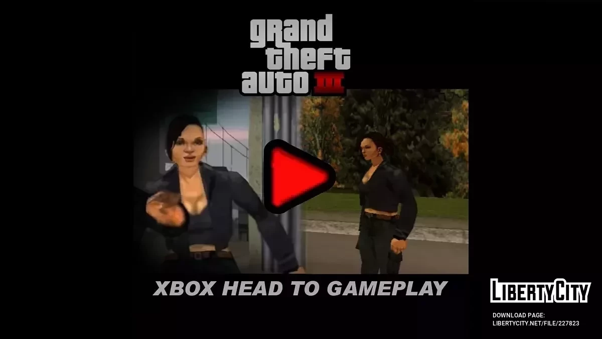 Катсцена голова Каталины для игрового модели / GTA 3