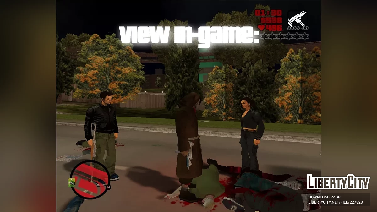 Катсцена голова Каталины для игрового модели / GTA 3