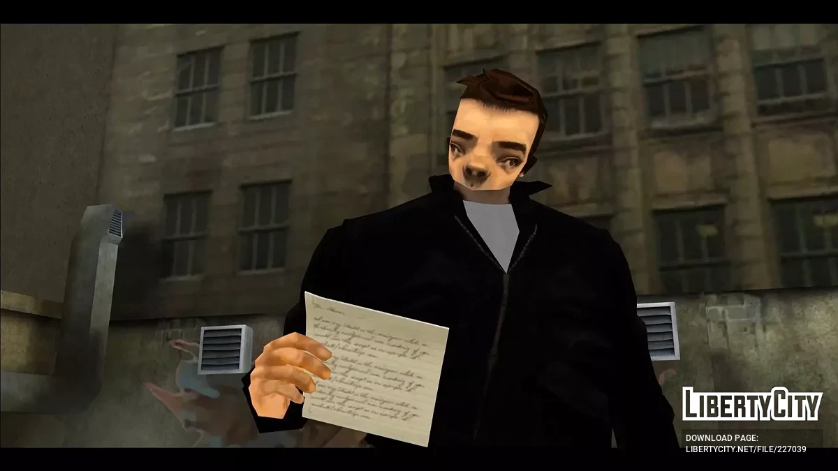 Исправление головы обновленной модели Клода для кинематиков / GTA 3