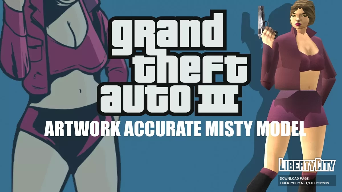 Дизайн Мисти как на артворке / GTA 3