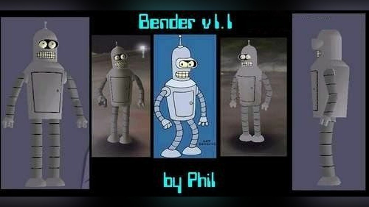 Bender Skin 1.1 for GTA 3 - Картинка #1