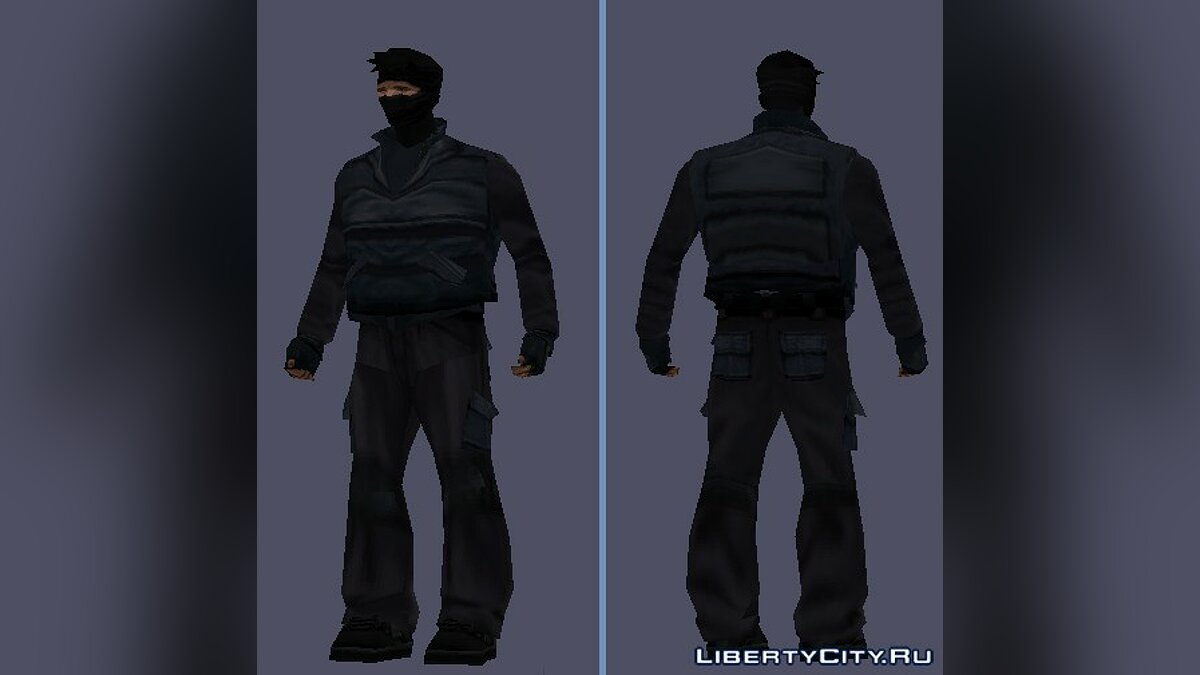 Skin S.W.A.T. from GTA SA for GTA 3 - Картинка #1