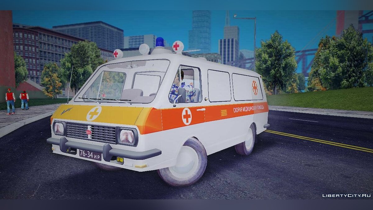 RAF 22031 ambulance for GTA 3 - Картинка #1