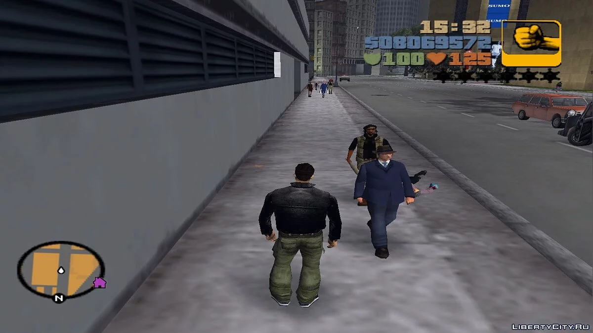 Сохранение на 100% + Банды не будут вас атаковать / GTA 3