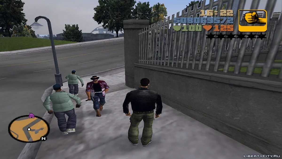 Сохранение на 100% + Банды не будут вас атаковать / GTA 3