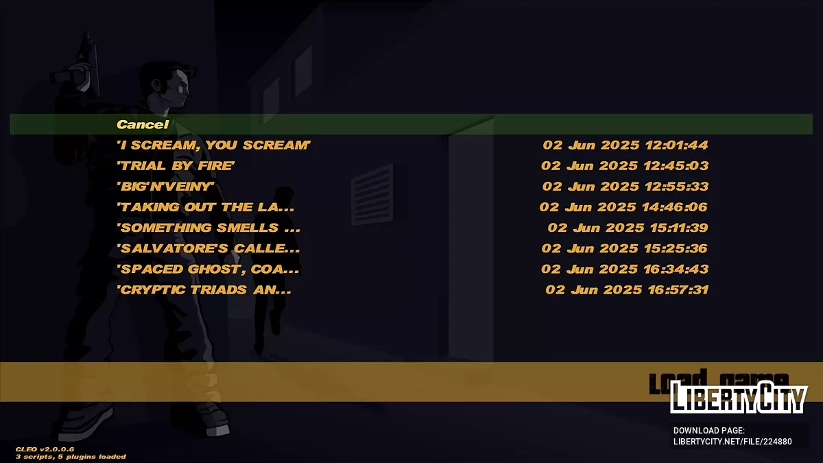 Сохранения после каждой миссии в GTA Tightened Thrice (v.1.9) / GTA 3
