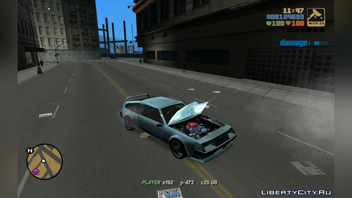 Индикатор здоровье машины для GTA 3 - Картинка #1