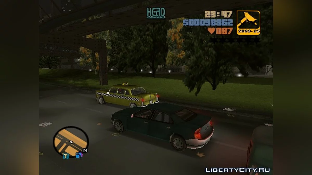 Иконки радиостанций вместо названий / GTA 3