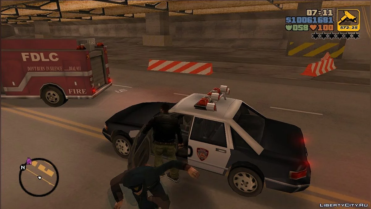 Открыть закрытую машину / GTA 3