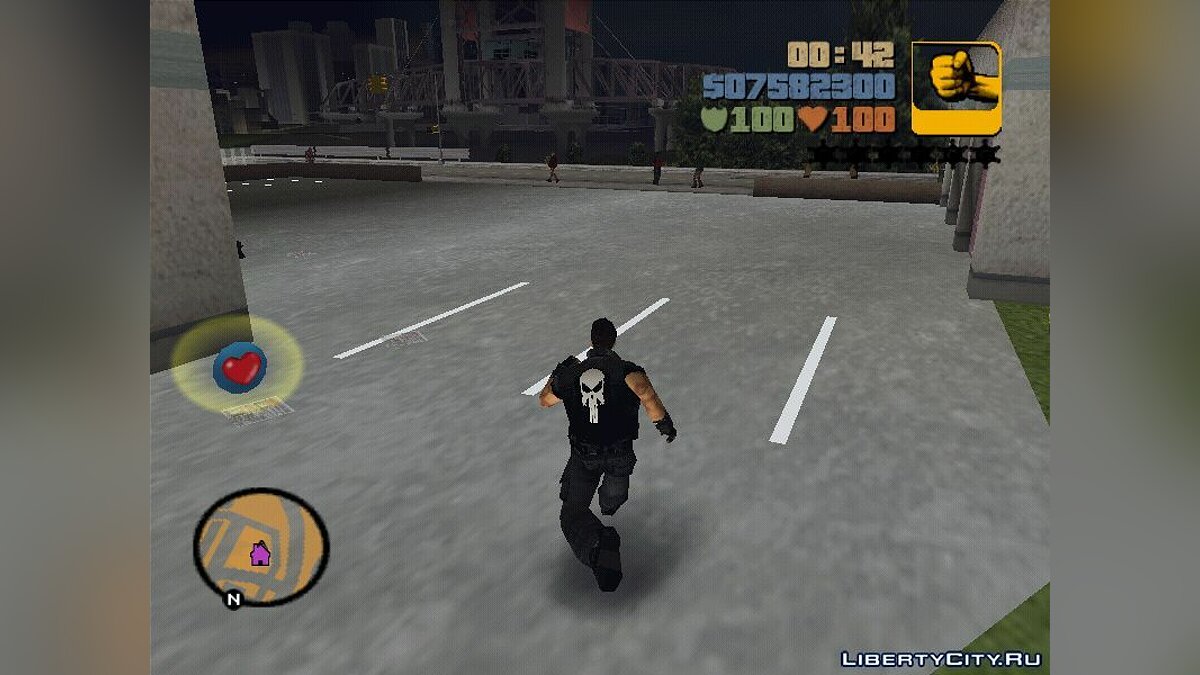 Скачать Heavy Sprint 2.1 - Бег с тяжёлым оружием для GTA 3