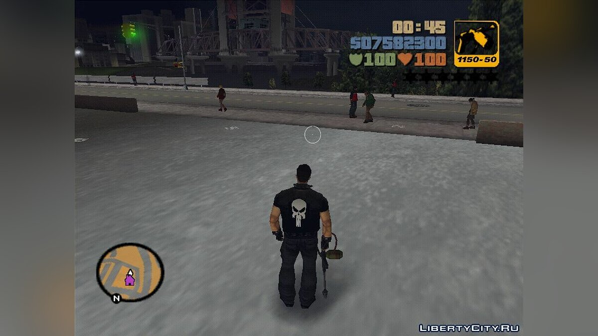 Скачать Heavy Sprint 2.1 - Бег с тяжёлым оружием для GTA 3