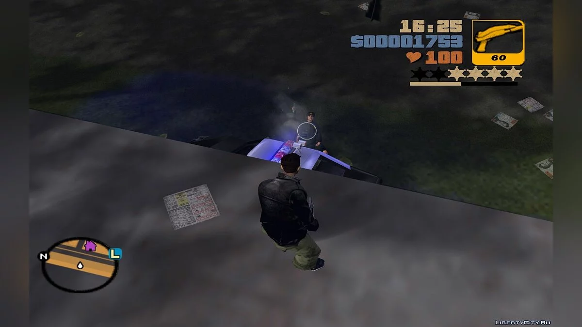 Индикатор уровня розыска / GTA 3