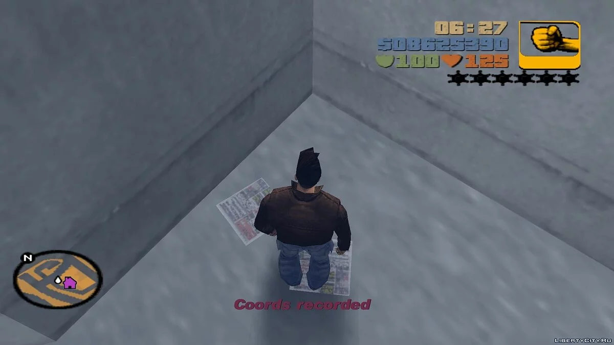 Запись координат в файл / GTA 3