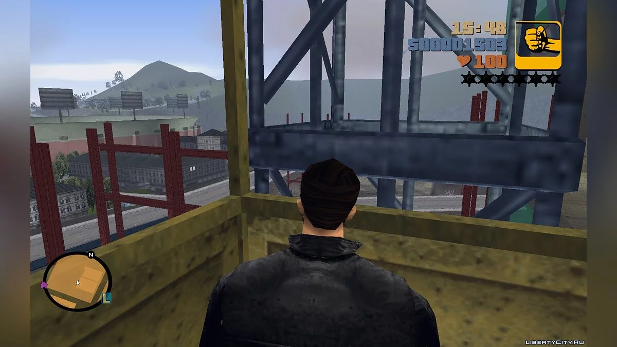 Рабочий лифт на стройке / GTA 3