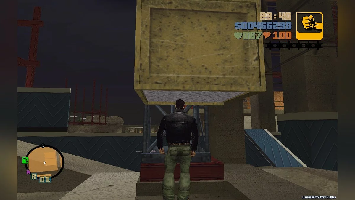Рабочий лифт на стройке / GTA 3