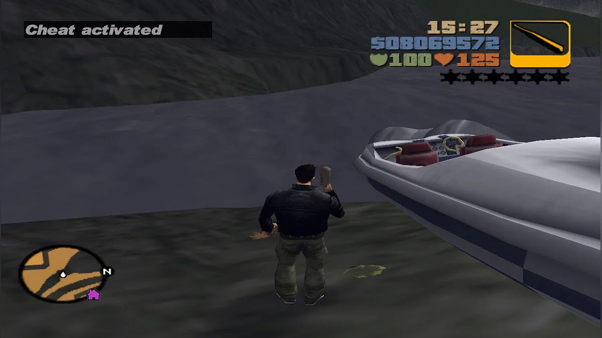 Чит-код на лодки / GTA 3