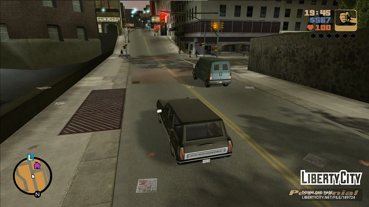 Масштаб радара с картой / GTA 3