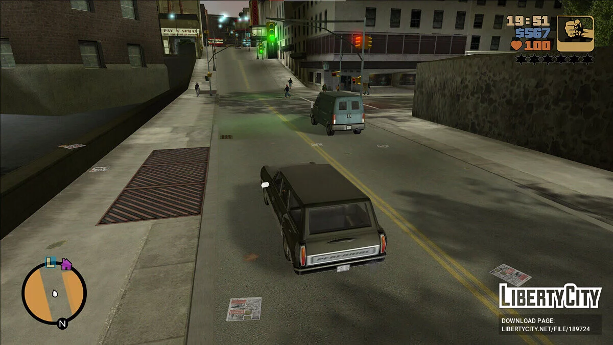 Масштаб радара с картой / GTA 3