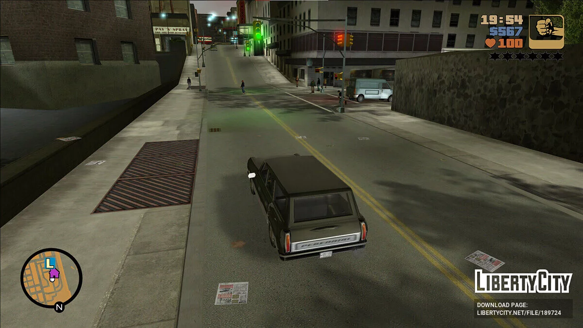 Масштаб радара с картой / GTA 3