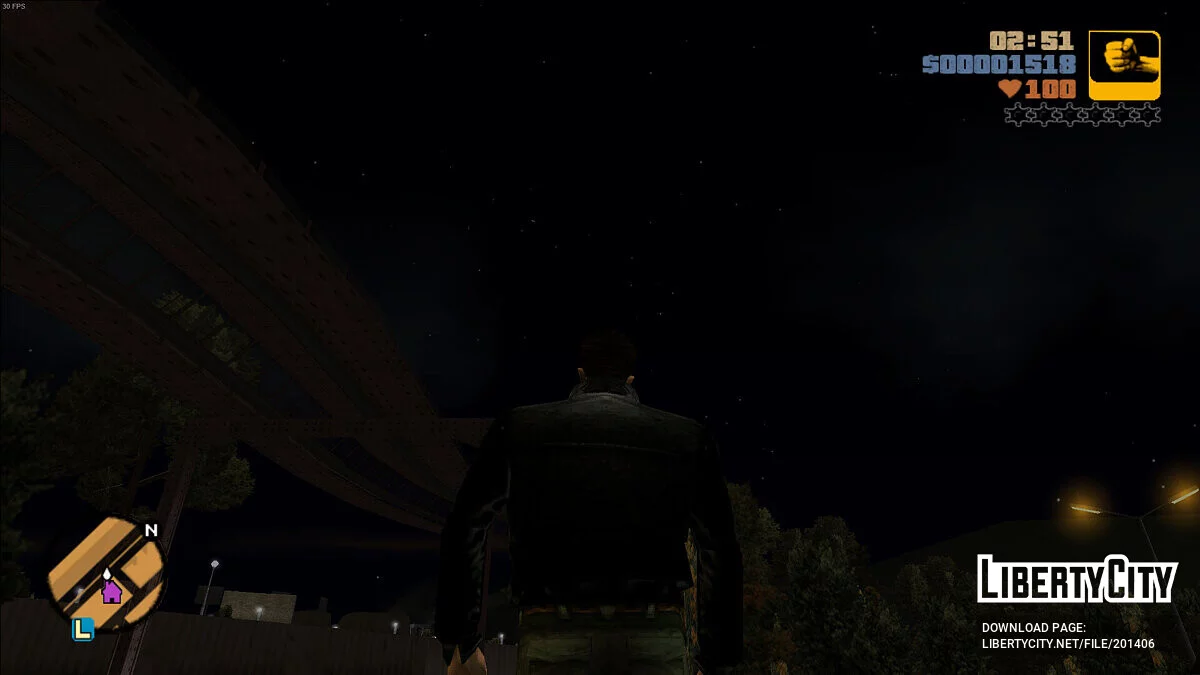 Звёздное небо v1.3.0 (.ASI) / GTA 3