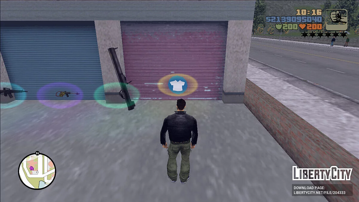 Возможность переодеться / GTA 3