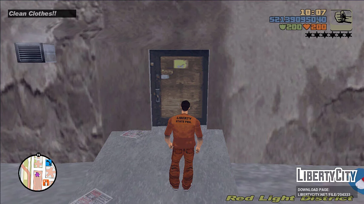 Возможность переодеться / GTA 3