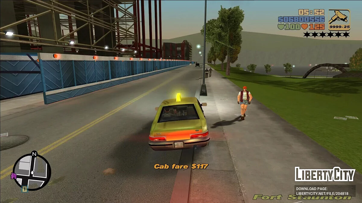 Мод на такси / GTA 3