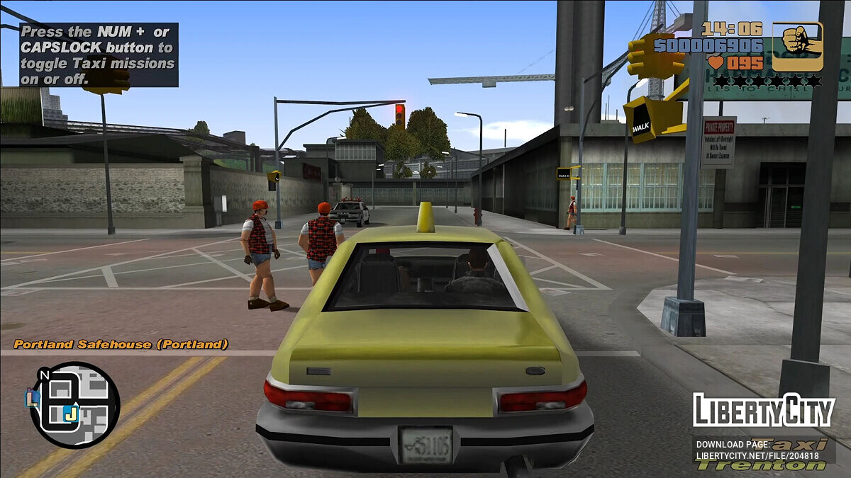 Замена машины Taxi (taxi.dff, taxi.dff) в GTA 3 (26 файлов)