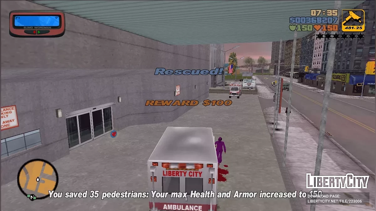 Награды за 100% Прохождение / GTA 3