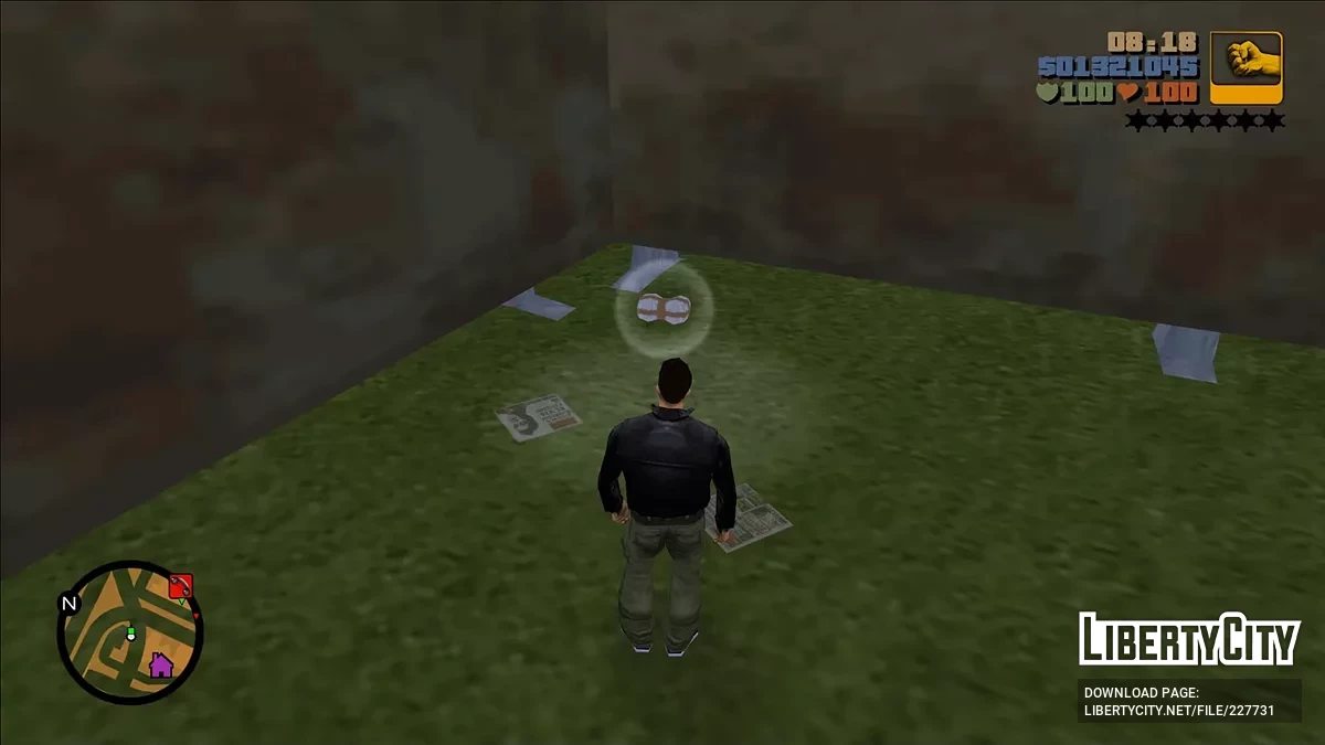 Отображение коллекционных предметов на карте GTA 3 / GTA 3