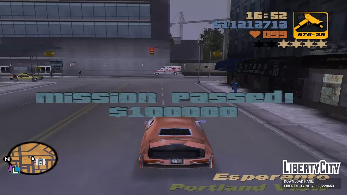 Сторонняя миссия ограбления банка (Легкая версия) / GTA 3
