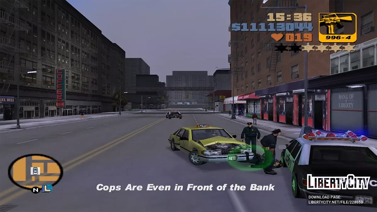 Сторонняя миссия ограбления банка (Легкая версия) / GTA 3