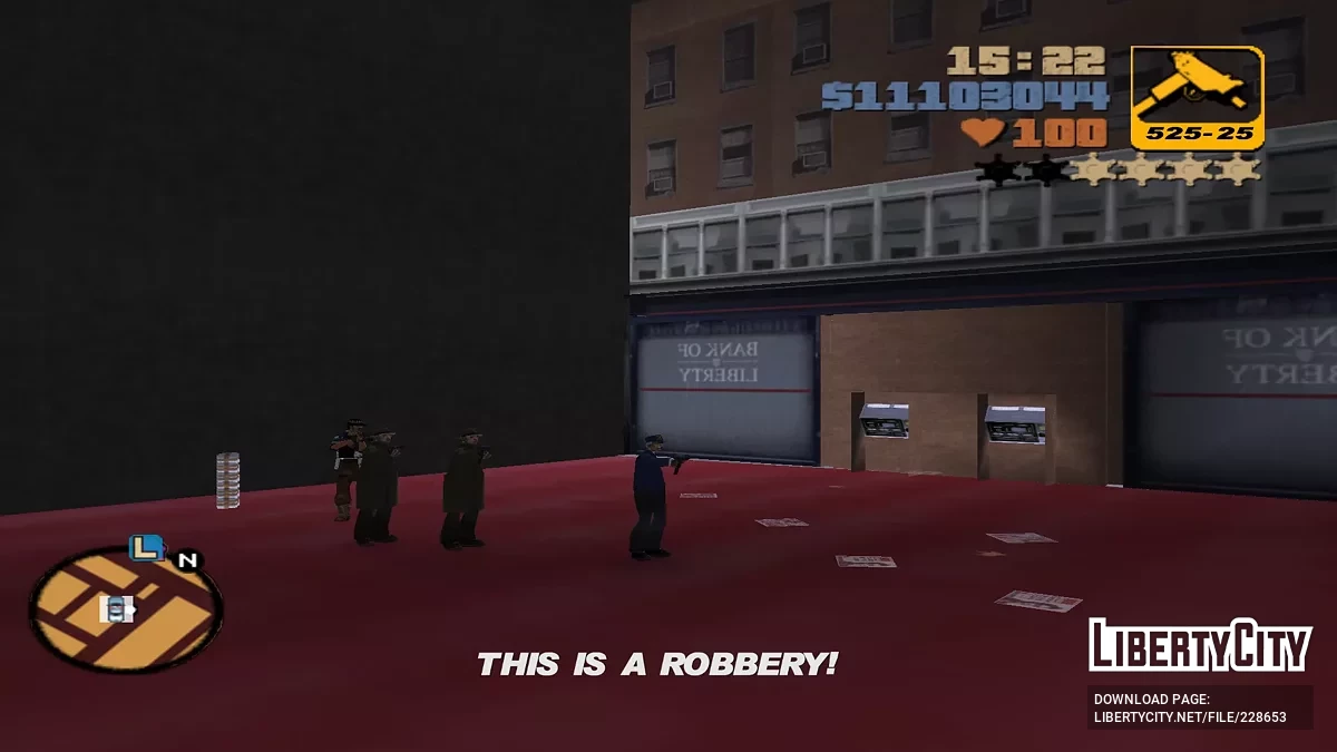 Сторонняя миссия ограбления банка (Легкая версия) / GTA 3