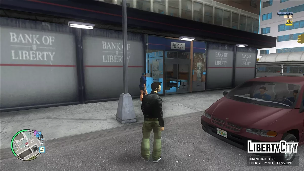 Ограбление банка - Побочная миссия / GTA 3