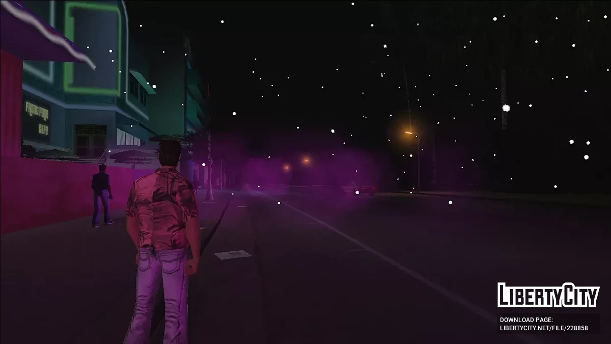 Снегопад как в Liberty City Stories / GTA 3