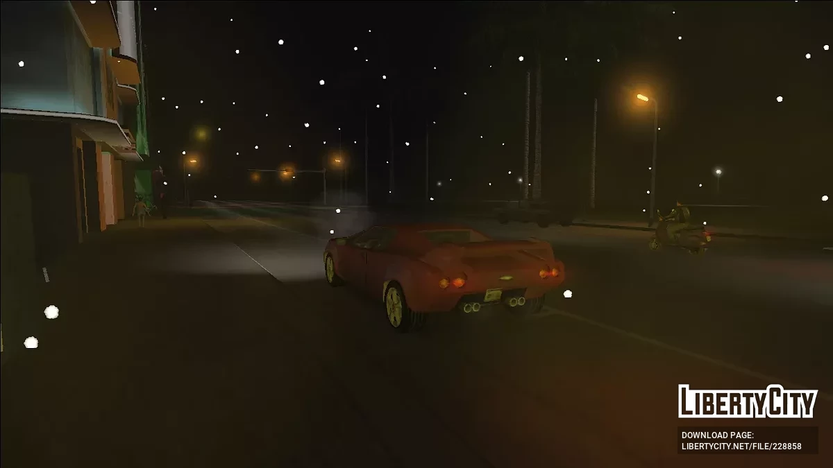 Снегопад как в Liberty City Stories / GTA 3