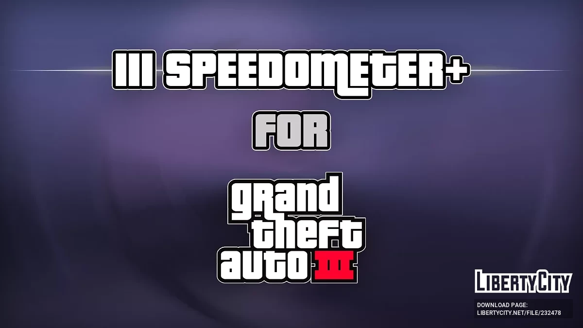 III Speedometer+ / GTA 3